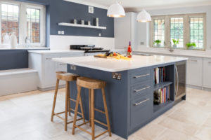 James AdcockFour Corners Cotswolds Hand Painted Linear Kitchen